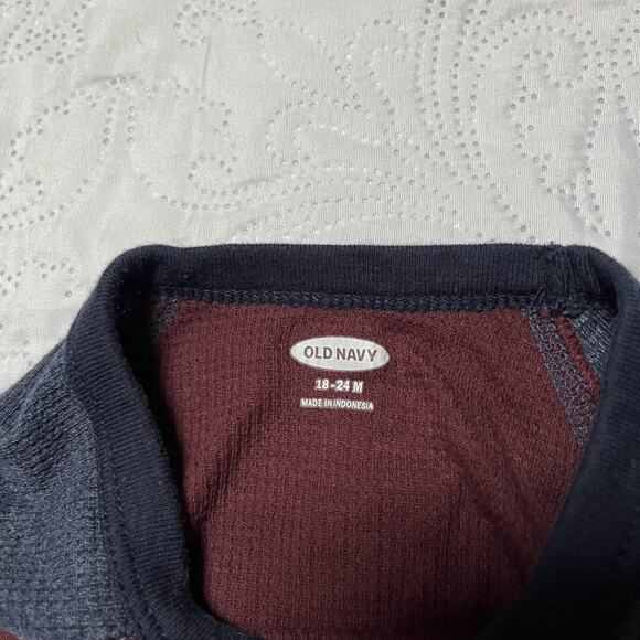 Old Navy Snowman Raglan Shirt Size 18-24m - Picture 3 of 5